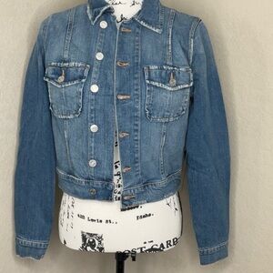 479 - Black Orchid NWT Blue Denim Jacket, Size Small